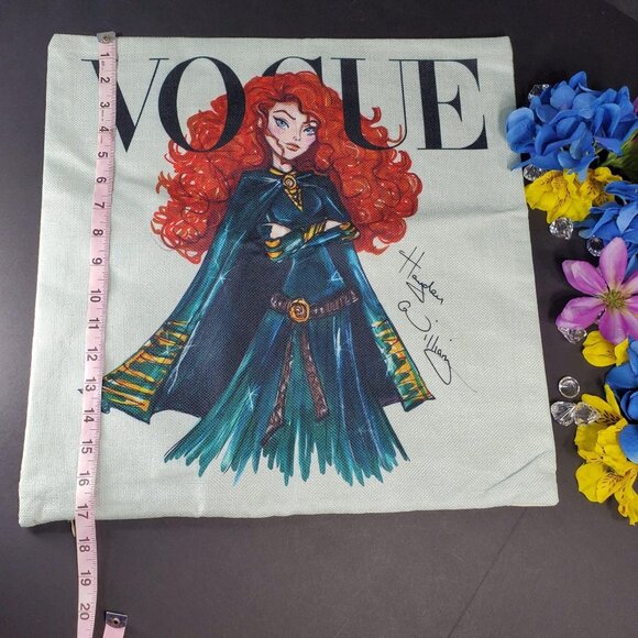 Merida Throw Pillowcase Home Decor Princess Sham Accent Pillow Cushion Cover - Picture 5 of 13